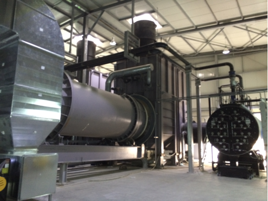 Large Rotary Incinerator for Animal Waste